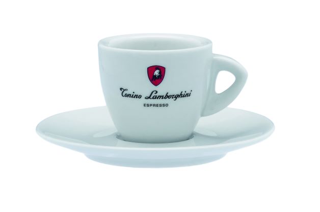 Tonino Lamborghini Logo'd Espresso Cup in White